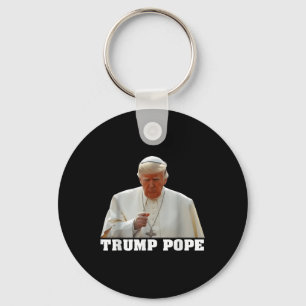 Porte-clés Le pape Trump drôle Trump Vatican Christian Retro