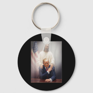 Porte-clés Le pape Trump drôle Trump Vatican Christian Retro 