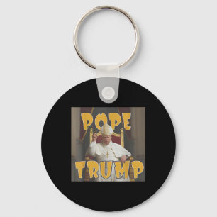 Porte-clés Le pape Trump drôle Trump Vatican Christian Retro 