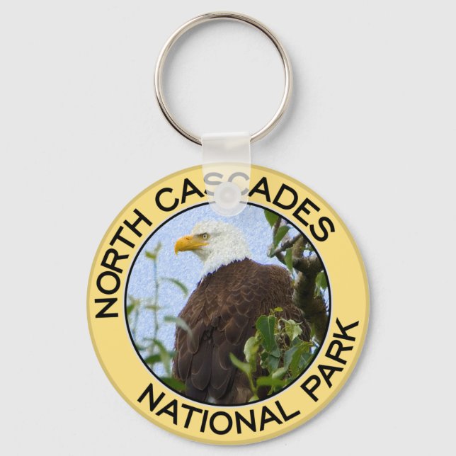 Porte-clés Le Parc national de North Cascades (Recto)