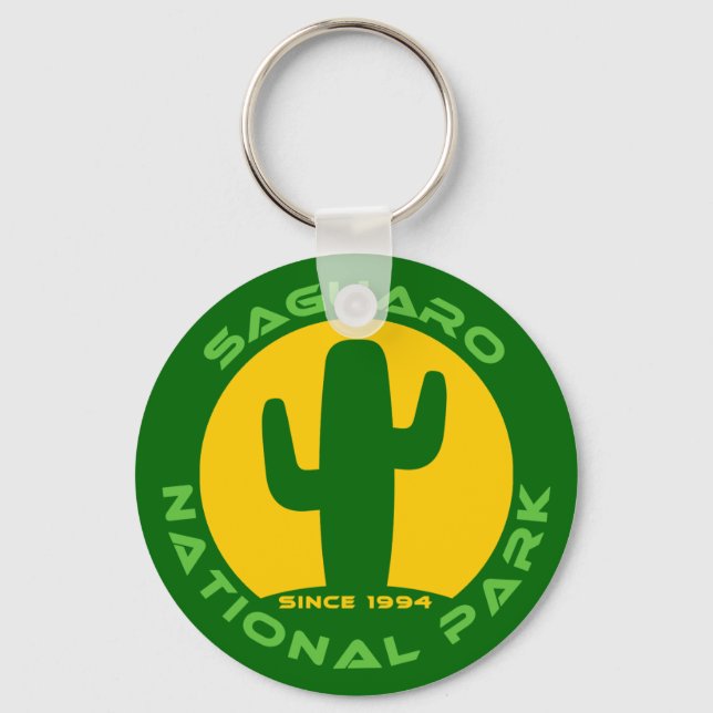 Porte-clés Le Parc national du Saguaro (Recto)