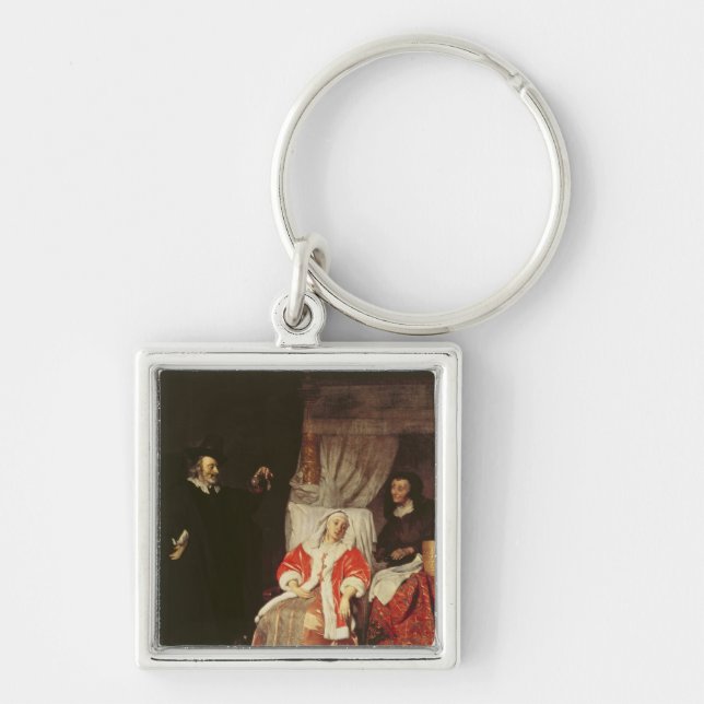 Porte-clés Le patient et le docteur, 1660s (Devant)