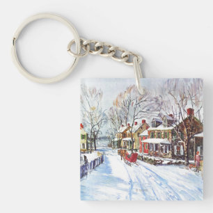 Porte-clés Le pays des merveilles d'hiver