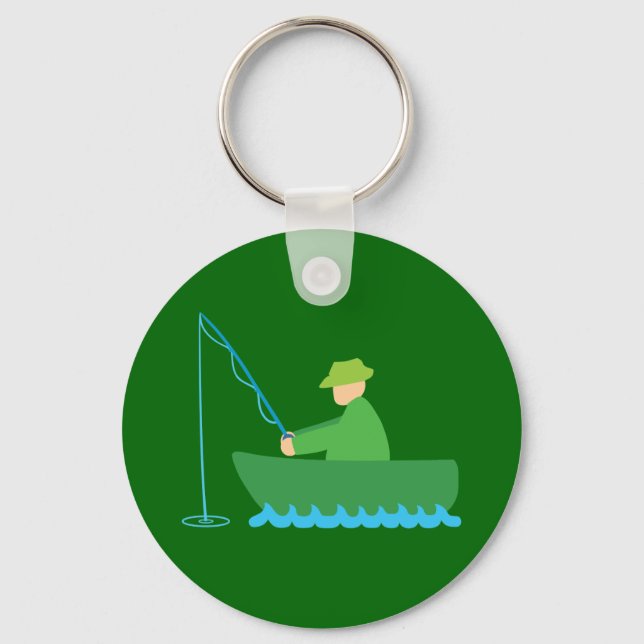 Porte-clés Le pêcheur (Recto)