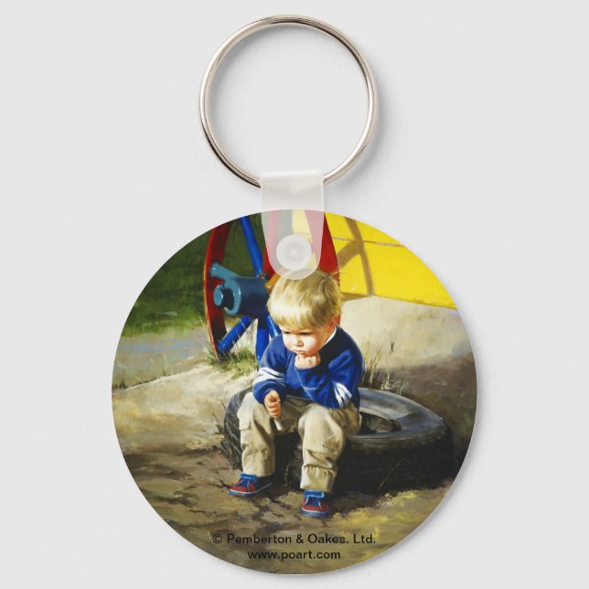 Porte-clés Le penseur (Recto)