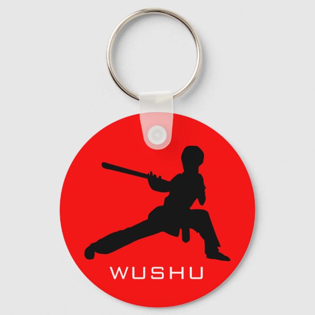 Porte-clés Le personnel de Wushu (Recto)