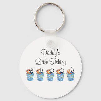 Porte-clés Le petit ami de pêche de papa