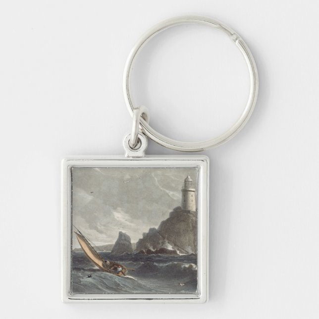 Porte-clés Le phare de drakkars des terres finissent, les (Devant)