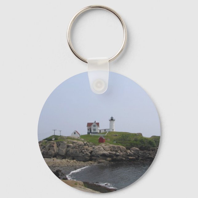 Porte-clés Le phare de Nubble Maine (Recto)