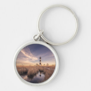 Porte-clés Le phare d'île de Bodie au coucher du soleil