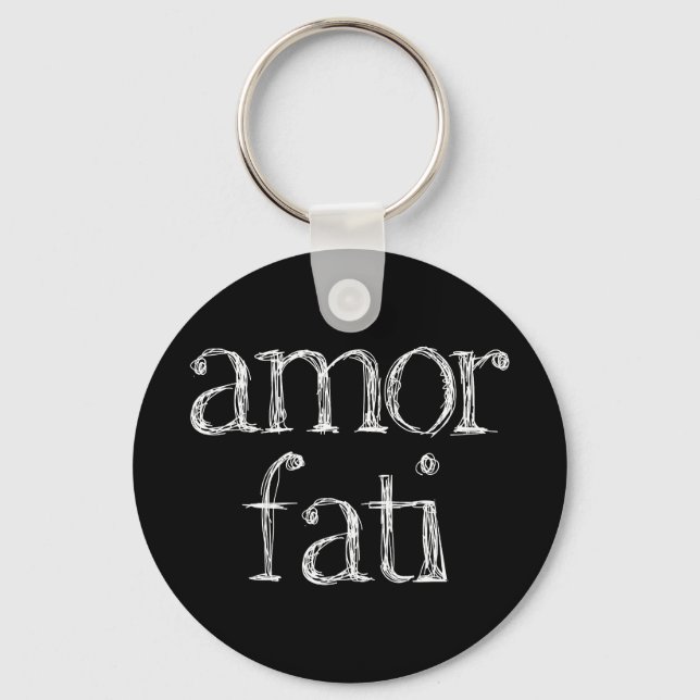 Porte-clés Le Philosophe Moderne : Amor Fati (Recto)