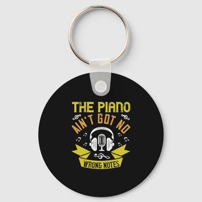 Porte-clés Le Piano N’A Pas De Mauvaises Notes (Recto)