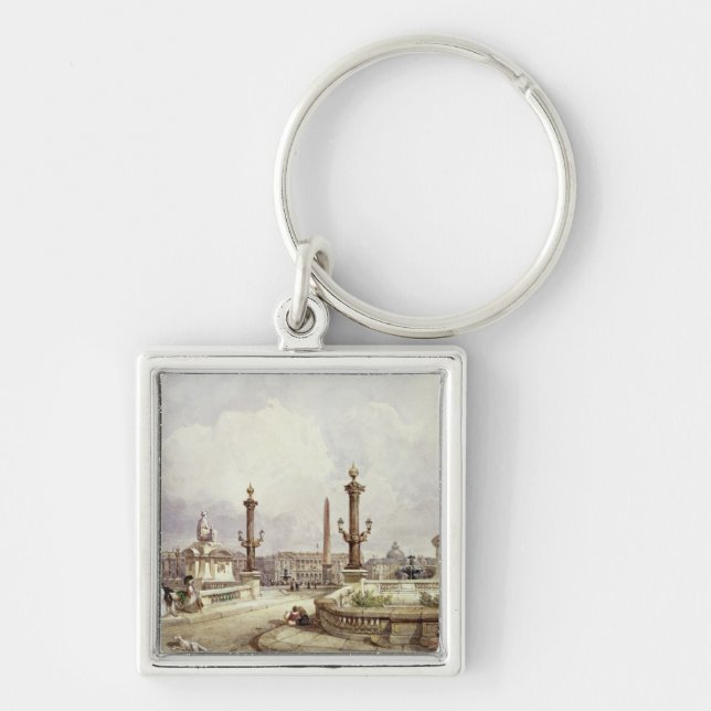 Porte-clés Le Place de la Concorde, c.1837 (Devant)