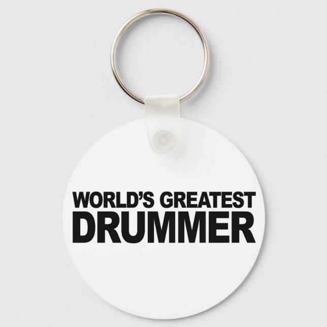 Porte-clés Le plus grand batteur du monde (Recto)