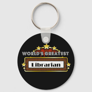 Porte-clés Le plus grand bibliothécaire du monde