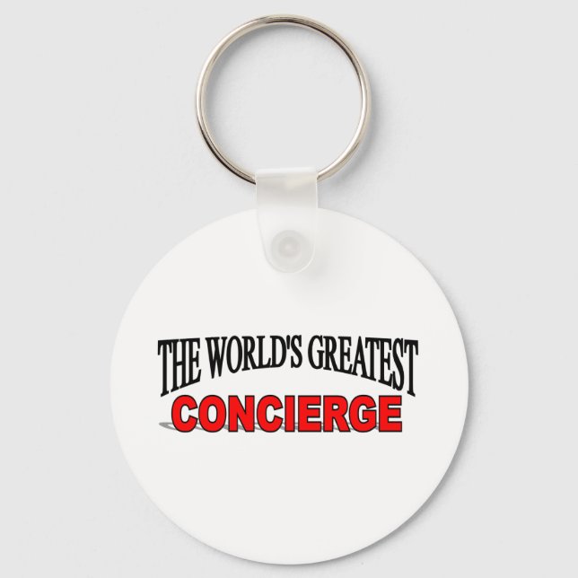 Porte-clés Le plus grand concierge du monde (Recto)
