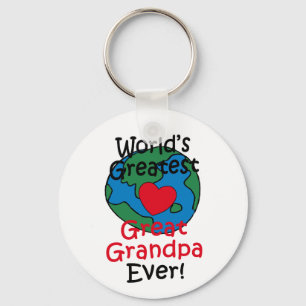 Porte-clés Le plus grand grand coeur du grand-papa du monde