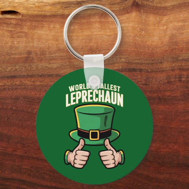 Porte-clés Le plus grand Humour irlandais du monde Leprechaun (Recto)