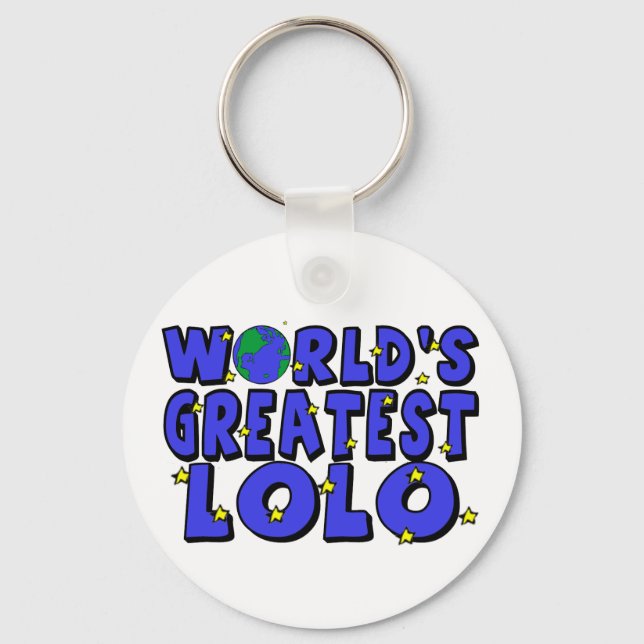 Porte-clés Le plus grand Lolo du monde (Recto)