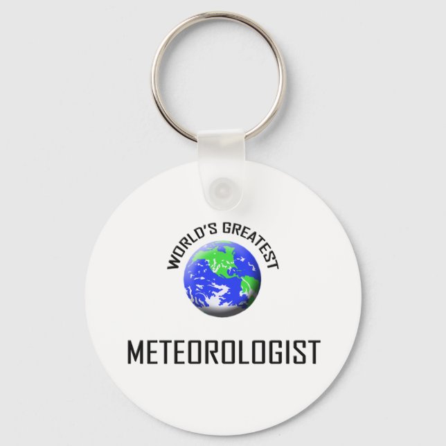 Porte-clés Le plus grand météorologue du monde (Recto)