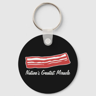 Porte-clés le plus grand miracle de la nature bacon
