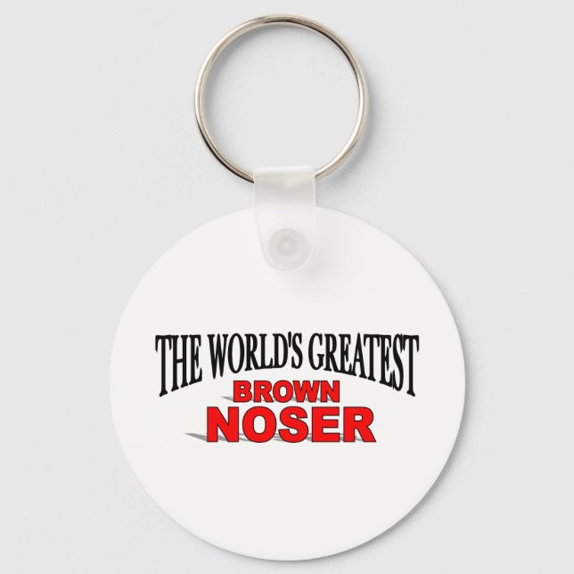 Porte-clés Le plus grand Noser Brown du monde (Recto)