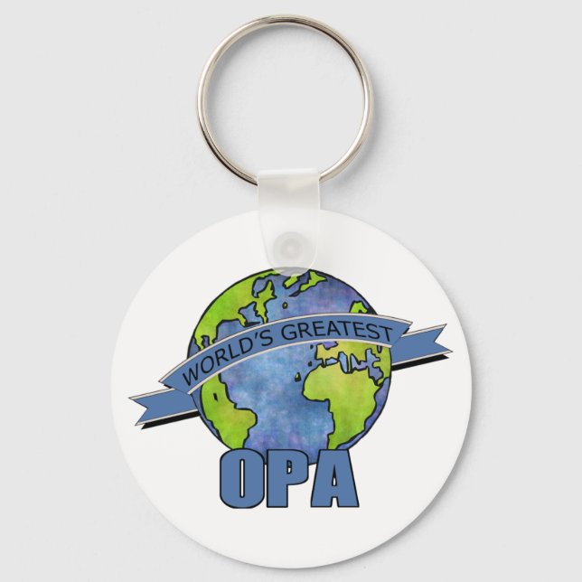 Porte-clés Le plus grand Opa du monde (Recto)
