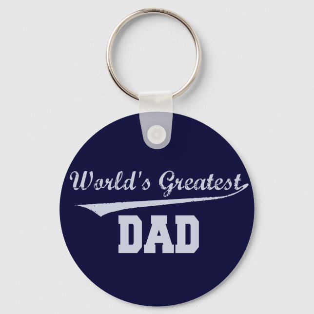 Porte-clés Le plus grand papa du monde (Recto)