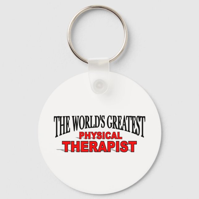 Porte-clés Le plus grand physiothérapeute du monde (Recto)