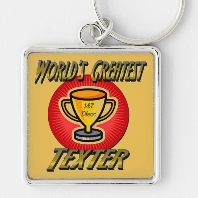 Porte-clés Le plus grand Porte - clé du Trophée Texter du mon (Devant)