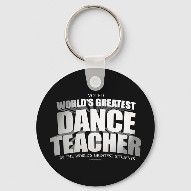 Porte-clés Le plus grand professeur de danse du monde (Recto)
