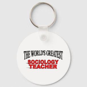 Porte-clés Le plus grand professeur de la sociologie du monde