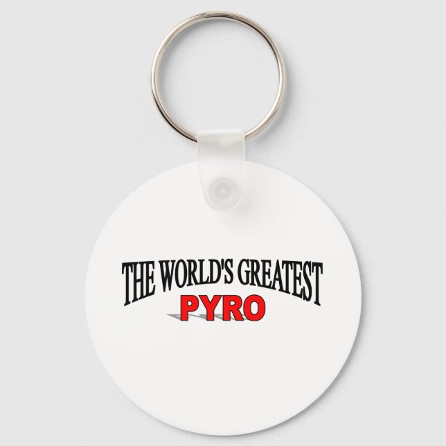 Porte-clés Le plus grand Pyro du monde (Recto)