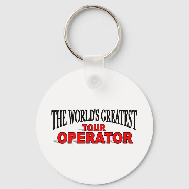 Porte-clés Le plus grand tour opérateur du monde (Recto)