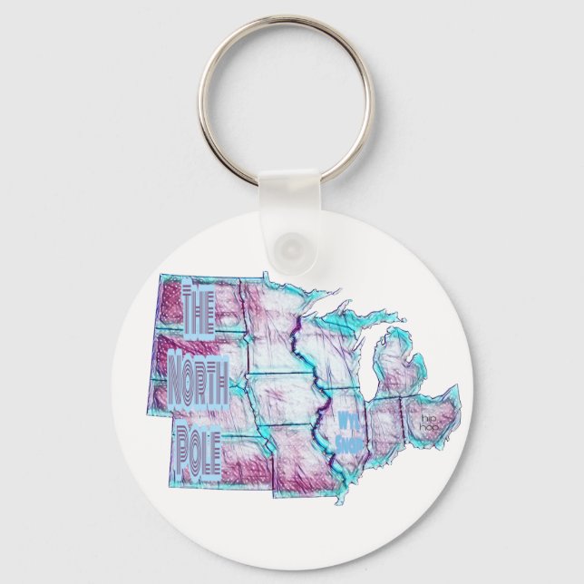 Porte-clés Le pôle Nord (Recto)