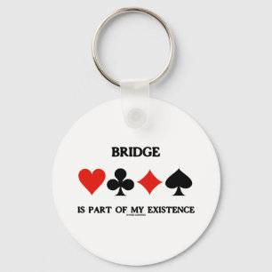 Porte-clés Le pont fait partie de mon existence (quatre