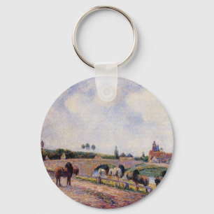 Porte-clés Le pont Pontoise de Camille Pissarro
