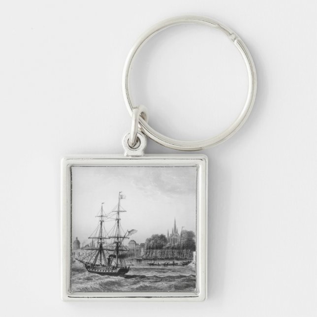 Porte-clés Le port de la Nouvelle-Orléans (Devant)
