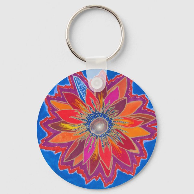 Porte-clés Le Porte - clé Blazing Lotus (Recto)