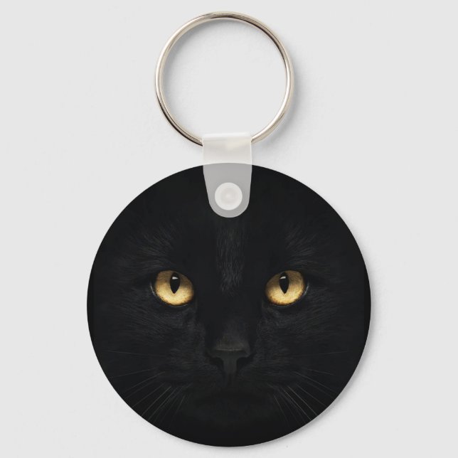 Porte-clés Le Porte - clé de chat noir (Recto)