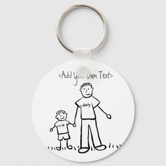 Porte-clés Le Porte - clé de papa (Recto)