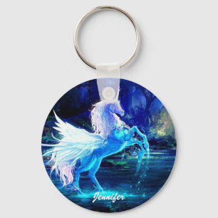 Porte-clés Le porte - clé de Pegasus de licorne ajoutent