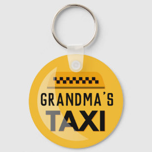 Porte-clés Le Porte - clé de taxi de grand-mère