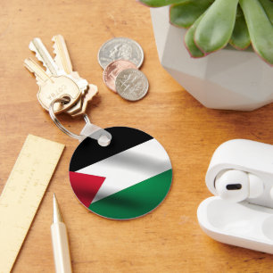 Porte-clés Le Porte - clé du drapeau palestinien