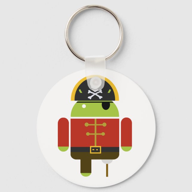 Porte-clés Le Porte - clé Pirate Android (Recto)