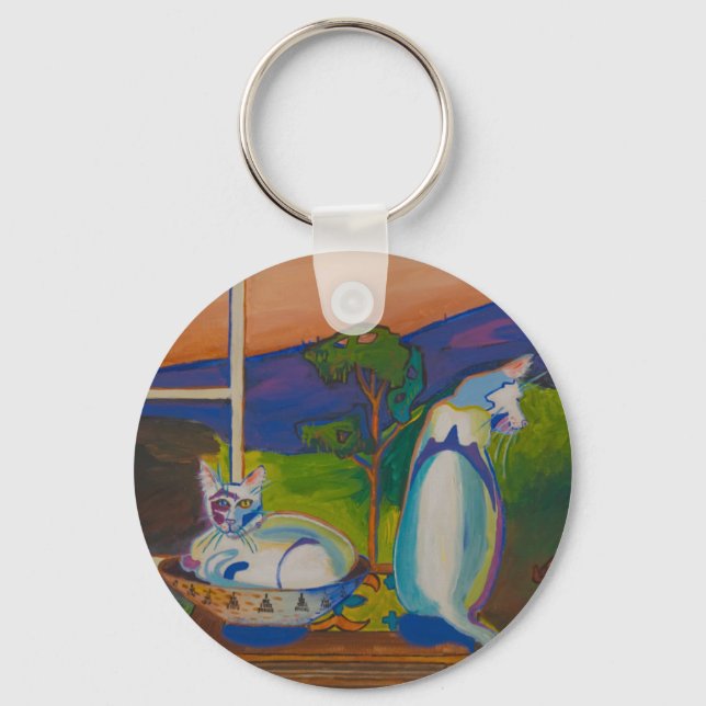 Porte-clés Le Porte - clé Twevils-Pinky&Bleu (Recto)