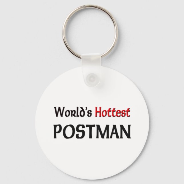 Porte-clés Le Postman le plus enthousiaste du monde (Recto)
