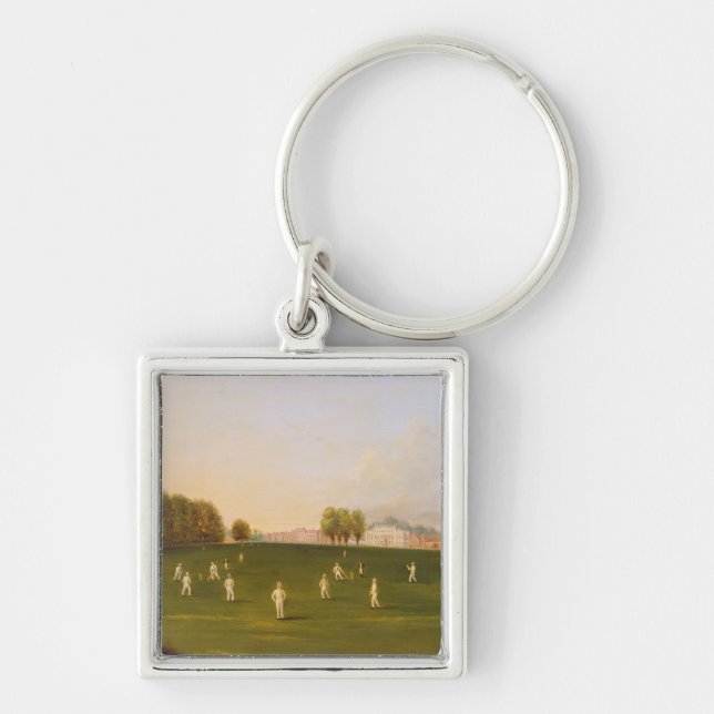 Porte-clés Le premier match grand du cricket a joué par des (Devant)