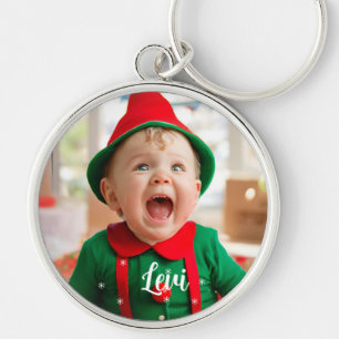 Porte-clés Le premier Noël de bébé   Elfe stagiaire