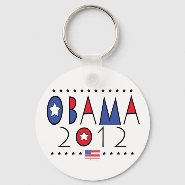 Porte-clés Le président Barack Obama 2012 (Recto)